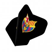 Plumas Barça Licencia Oficial FC Barcelona No2 Standard F2 Negro con Escudo - 3