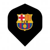 Plumas Barça Licencia Oficial FC Barcelona No2 Standard F2 Negro con Escudo - 1