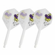 Plumas Condor Axe Rose of the heard Standard White S 21.5m 3 Uds.  - 2