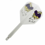 Plumas Condor Axe Rose of the heard Shape White M 27.5m 3 Uds. 