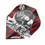 Plumas Harrows Darts Flights Savage Red Silver 