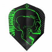 Plumas Harrows Darts Flights Rage Green - 3