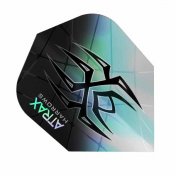 Plumas Harrows Darts Flights N6 Atrax Black - 2