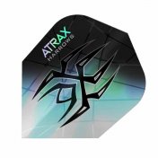 Plumas Harrows Darts Flights N6 Atrax Black