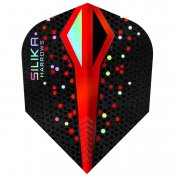 Plumas Harrows Darts Silika ColourShift Crystalline N6 Red