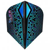 Plumas Harrows Darts Silika ColourShift Crystalline N6 X Blue