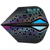 Plumas Harrows Darts Silika ColourShift Crystalline N6 X Silver - 2