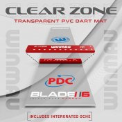 Protector Suelo Winmau Clearzone PVC Dart Mat Int Oche Blade 6 - 7