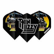 Plumas Winmau Darts Rhino Standard Rock Legends Thin Lizzy Negra