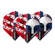 Plumas Winmau Darts Prism Zeta Soulger Helmet Flight - 3