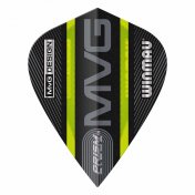Plumas Winmau Darts Kite MVG Black & Green - 1