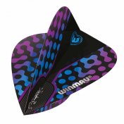 Plumas Winmau Darts Kite Blue, Black & Purple Kite Flight - 2