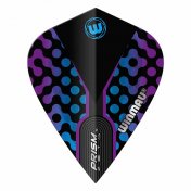 Plumas Winmau Darts Kite Blue, Black & Purple Kite Flight - 1