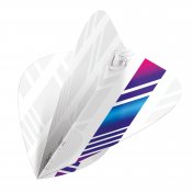 Plumas Winmau Darts Kite White, Blue & Purple Kite Flight - 2
