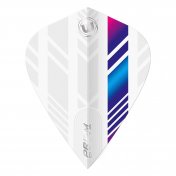 Plumas Winmau Darts Kite White, Blue & Purple Kite Flight