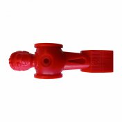 Jugador Futbolines Buffalo Roja 16mm - 3