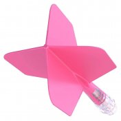 Plumas Cuesoul Rost T19 Talla 5 74mm Clear Pink - 2