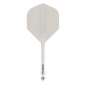  Plumas Winmau Darts Fusion White Short 22-64mm N2 - 1