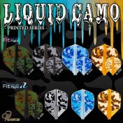 Plumas Fit Flight Series Liquid Camo B Shape Black - 3