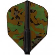 Plumas Fit Flight Series Liquid Camo A Shape D-Black - 1