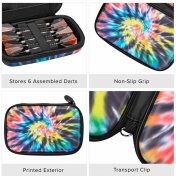 Funda Dardos Casemaster Sentinel Dart Case Tie Dye Art Series - 3