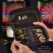 Funda Dardos Casemaster Sentinel Dart Case Gold Maze Art Series - 4