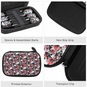 Funda Dardos Casemaster Sentinel Dart Case Skull Art Series - 3
