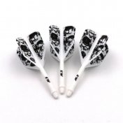 Plumas Cuesoul Integrate Flights AK5 Shape S Blanca Skeleton Pattern  - 2