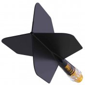 Plumas Cuesoul Rost T19 Carbo Talla 2 69mm Black Yellow - 2