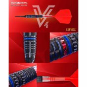 Dardos Cuesoul Engine V4 Red Hope Soft tip 90% 19g - 3