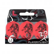 Plumas L-Style Shape Champagne Neil Duff V1 Red - 3