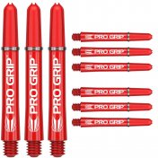 Cañas Target Pro Grip Shaft Short 3 sets Red (34mm)