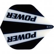 Plumas Power MAx Standard Logo Negra Blanca Solid - 2