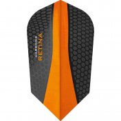 Plumas Harrows Retina Slim Negra Naranja - 1