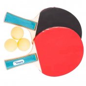 Lote 2 Pala Ping Pong + 3 pelots Softee Eqsi - 2