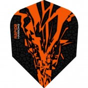 Plumas Harrows Darts Rapide Standard Naranja Negra - 1