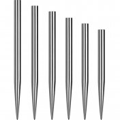 Puntas  Conversor Point One 80 Darts Aztech A Silver 32mm  - 3