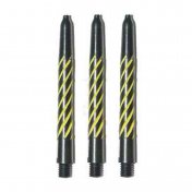 Cañas Spiroline Nylon Larga Negra/Amarilla (50mm) - 2
