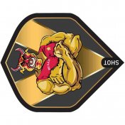Plumas Shot Darts Standard Michael Smith Bully Boy Gold - 3