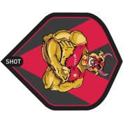 Plumas Shot Darts Standard Michael Smith Bully Boy Red - 2