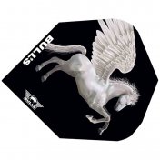 Plumas Bulls Darts Powerflite No6 Pegasus White - 2
