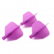 Plumas Flights Darts Cuesoul Tero AK4 Morado Big Wing - 1