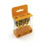 Plumas Cuesoul Integrate Flights AK5 Shape M Amarilla Skeleton Pattern  - 2