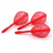 Plumas Cuesoul Flights AK5 Pear M Skull Design Red - 1