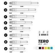  Cañas Shaft Cuesoul Tero Flights Green A 25mm  AK7 - 3