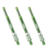   Cañas Shaft Cuesoul Tero Flights Aluminum Green D 37mm  - 2