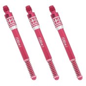   Cañas Shaft Cuesoul Tero Flights Aluminum Red E 40mm  - 3