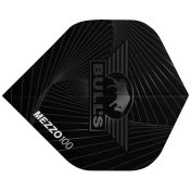 Plumas Bulls Darts Mezzo 100 No2 Standard Negro  - 3