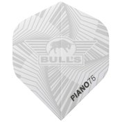 Plumas Bulls Darts Piano 75 No2 Standard Blanco - 1