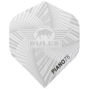 Plumas Bulls Darts Piano 75 No2 Standard Blanco 5 Packs - 3